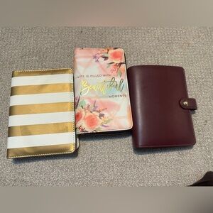 The Happy Planner and other brands planners 3 pack NWOT